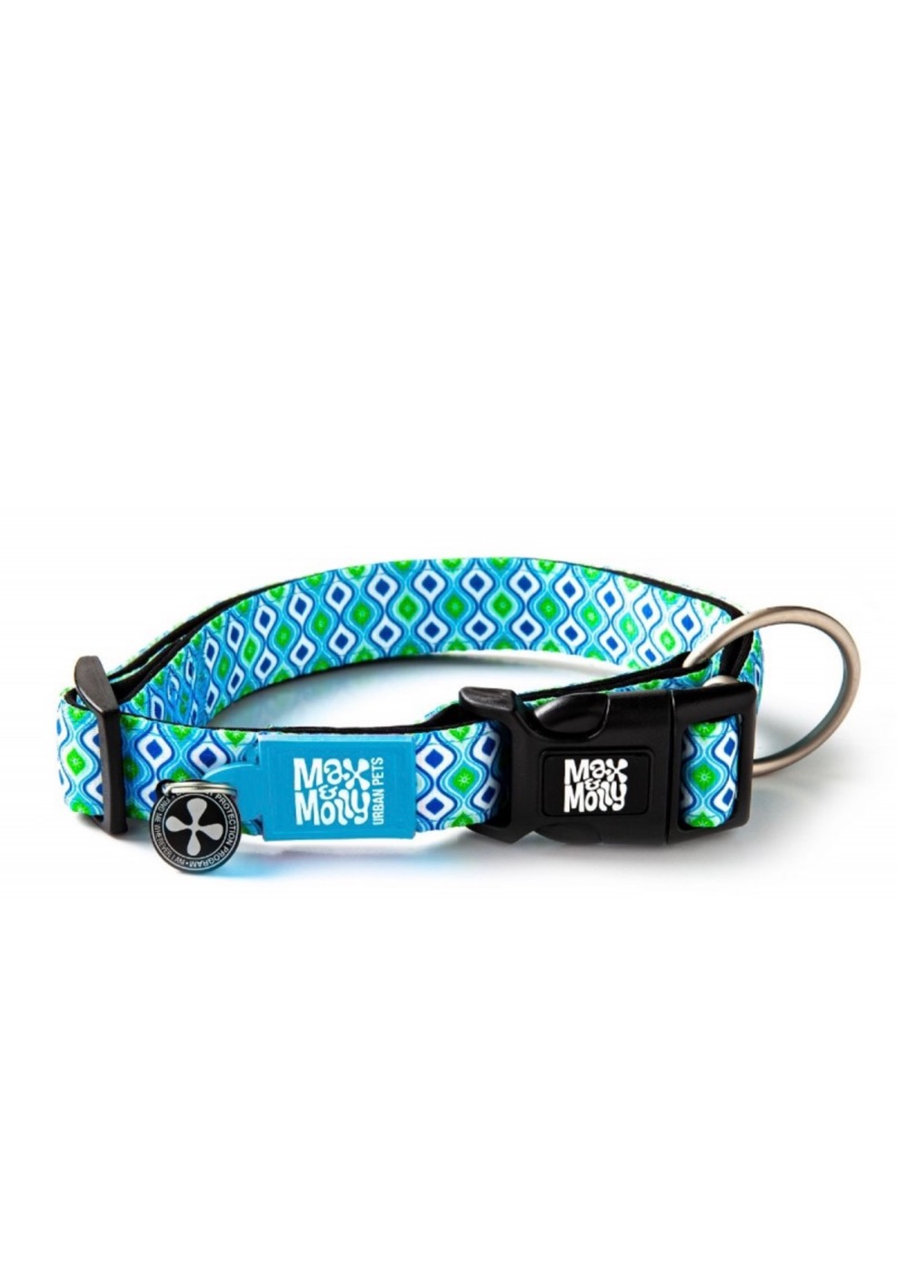Περιλαίμιο Max & Molly Retro Blue Medium
